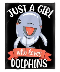 Dolphin Blanket To My Girlfriend Who Loves Dolphins For Girlfriend From Boyfriend