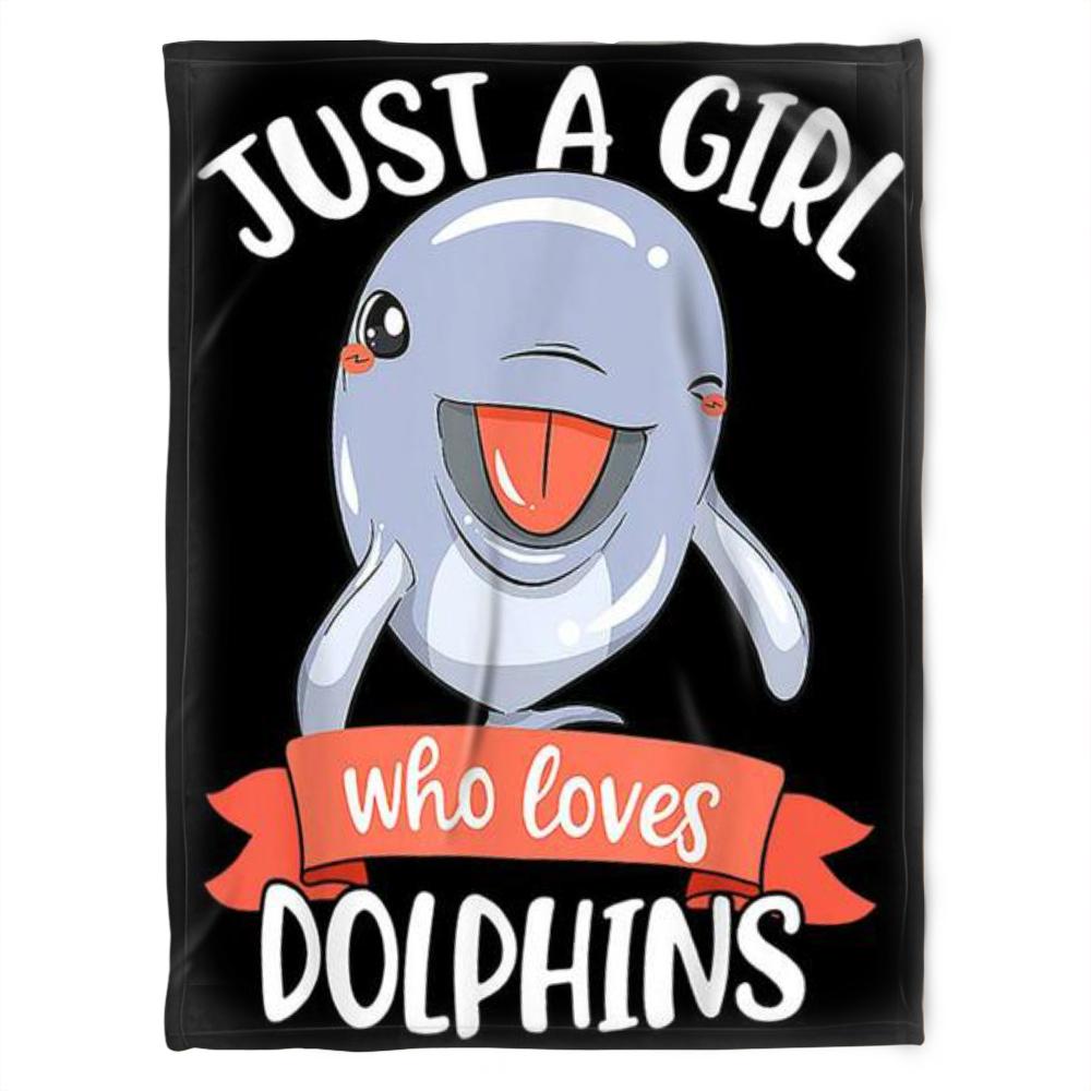 Dolphin Blanket To My Girlfriend Who Loves Dolphins For Girlfriend From Boyfriend