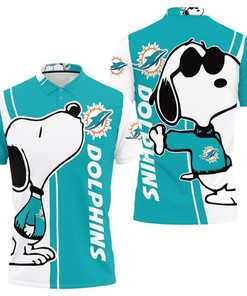 Dolphins Snoopy Lover 3d Printed Polo Shirt All Over Print Shirt 3d T-shirt