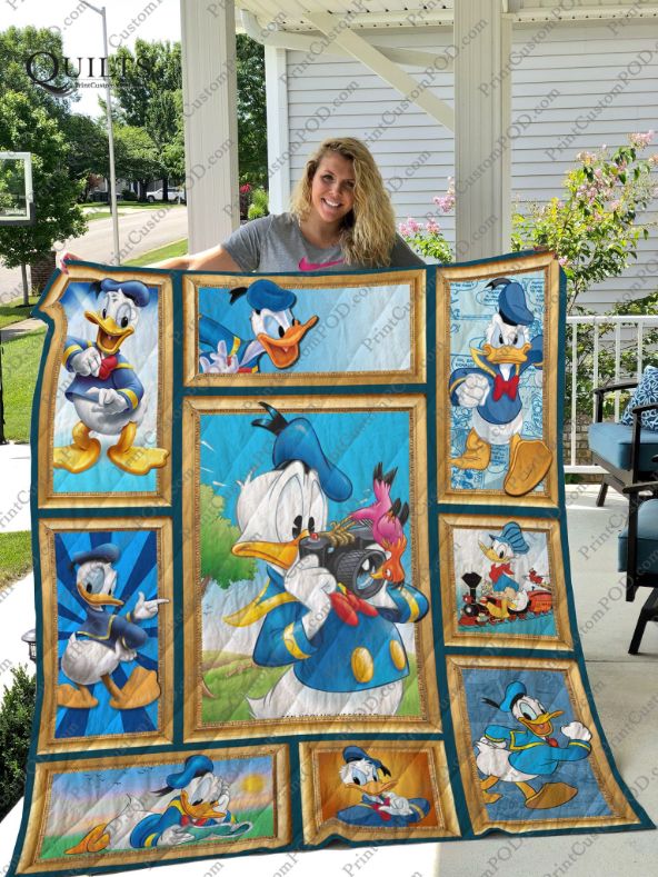 Donald Duck Quilt Blanket Bedding Set for Home Décor