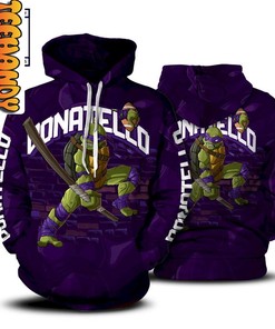 Donatello Ninja Turtle 3D Hoodie