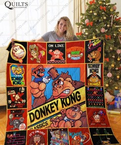 Donkey Kong Donkey Kong Lo Quilt Blanket Bedding Set