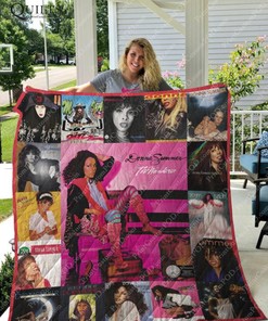 Donna Summer Albums Quilt Blanket Bedding Set For Fans