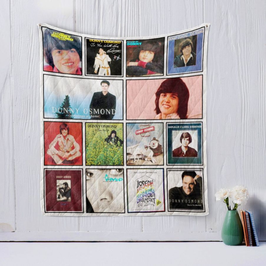 Donny Osmond Quilt Blanket Bedding Set for Home Décor