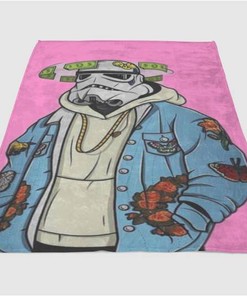 Dope Star Wars Wallpapwe Sherpa Fleece Blanket Gifts for Family, for Couple