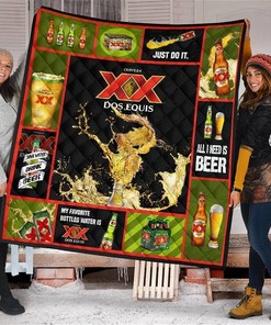 Dos Equis All I Need Is Beer Gift Quilt