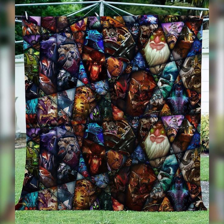 Dota 2 Hero Collection Washable Handmade Quilt Blanket Bedding Set-0369