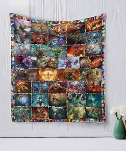 Dota Love Force Quilt Blanket Bedding Set for Home Décor