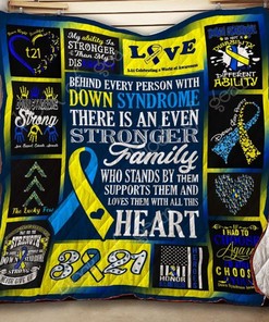 Down Syndrome Awareness Quilt Blanket Bedding Set Thh841