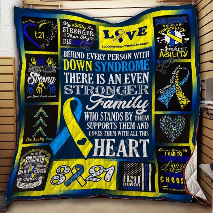 Down Syndrome Awareness Quilt Blanket Bedding Set Thh841