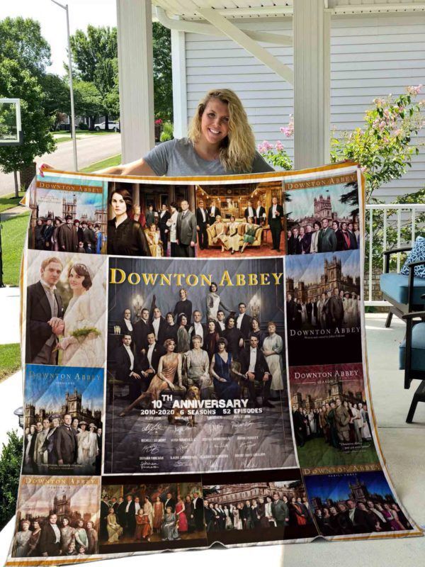Downton Abbey 10th Anniversary Collection Quilt Blanket