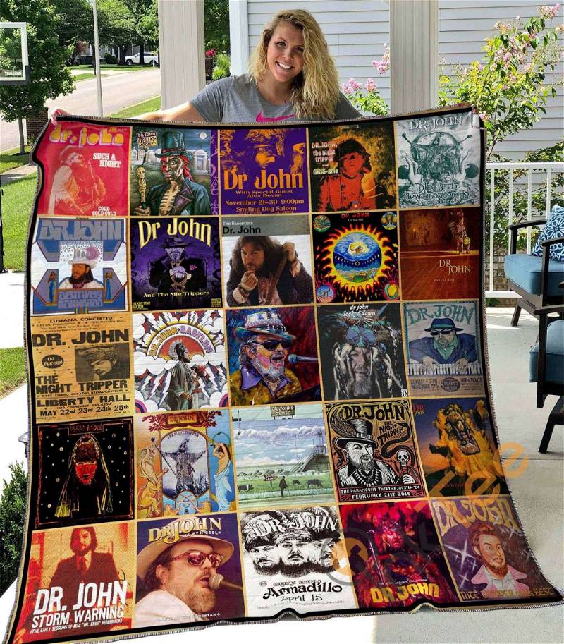Dr. John Themed Quilt Blanket Bedding Set