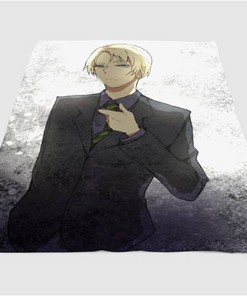 Draco Malfoy Japan Style Sherpa Fleece Blanket Gifts for Family, for Couple