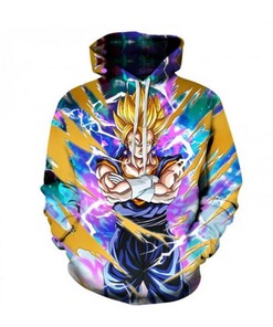 Dragon Ball Anime Harajuku 3D Hoodie Zipper Hoodie