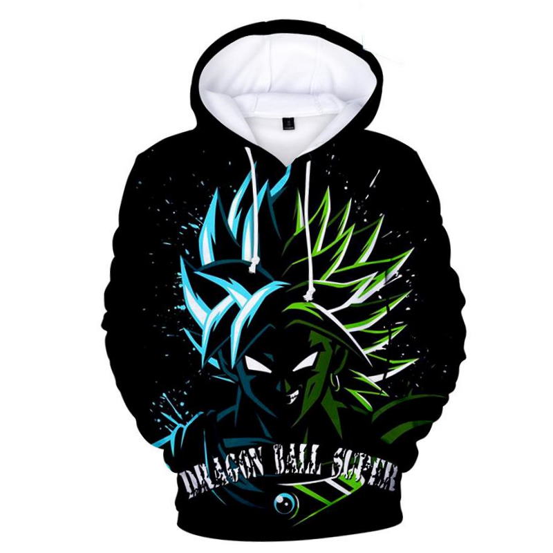 Dragon Ball Anime Series Goku 3D Hoodie Zipper Hoodie