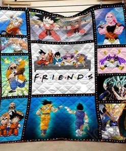 Dragon Ball Friends Quilt Blanket Bedding Set