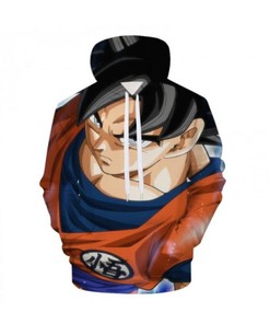 Dragon Ball Goku Dbz Anime 3D Hoodie Zipper Hoodie