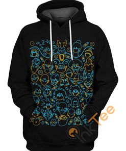 Dragon Ball Neon Hoodie 3D