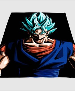 Dragon Ball Potrait Sherpa Fleece Blanket Gifts for Family, for Couple