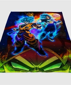 Dragon Ball Super Sherpa Fleece Blanket Gifts for Family, for Couple