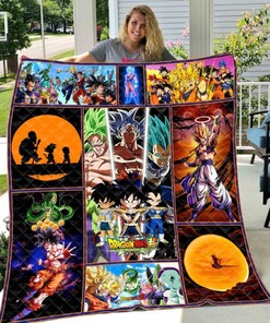 Dragon Ball T Quilt Blanket Bedding Set for Home Décor