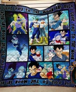 Dragon Ball Vegeta Quilt Blanket Bedding Set