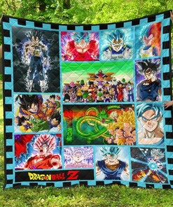 Dragon Ball Z Anime Quilt Blanket Bedding Set For Fan NH08