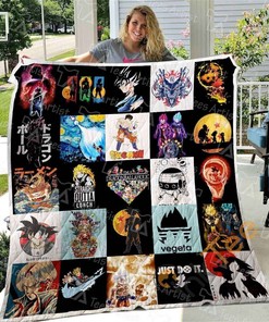 Dragon Ball-Inspired Quilt Blanket And Bedding Set