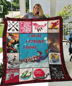Dragon Boat I Beat I Stroke I Boat Quilt Blanket Bedding Set