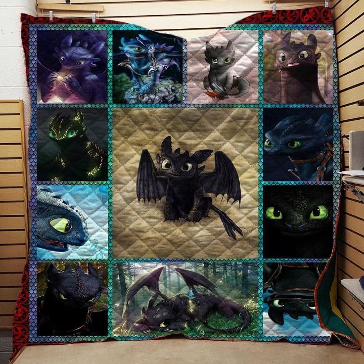 Dragon Quilt Blanket Bedding Set for Home Décor