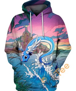 Dragonair On The Water Hoodie 3D