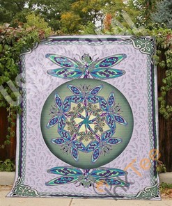 Dragonfly Change Of Mind Quilt Blanket Bedding Set