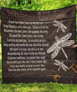 Dragonfly Limb Fallen Quilt