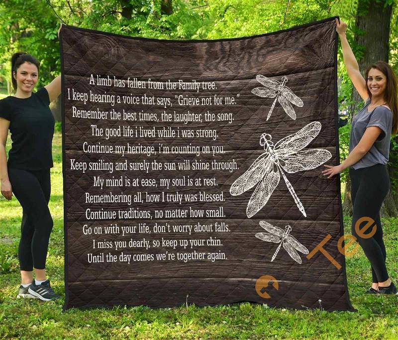 Dragonfly Limb Fallen Quilt