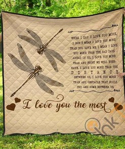 Dragonfly Love Most Quilt
