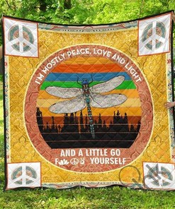 Dragonfly Peace Premium Quilt