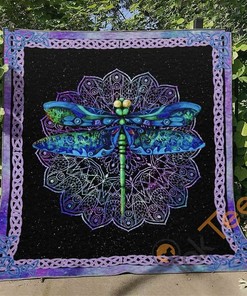 Dragonfly Quilt Blanket Bedding Set