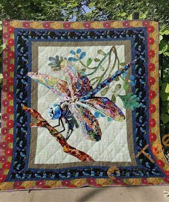 Dragonfly V1 Quilt Blanket Bedding Set