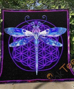 Dragonfly Ver8 Quilt Blanket Bedding Set