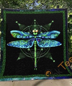 Dragonfly Ver9 Quilt Blanket Bedding Set