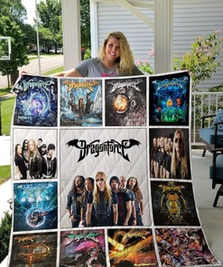 Dragonforce Band Albums Collection Quilt Blanket Bedding Set