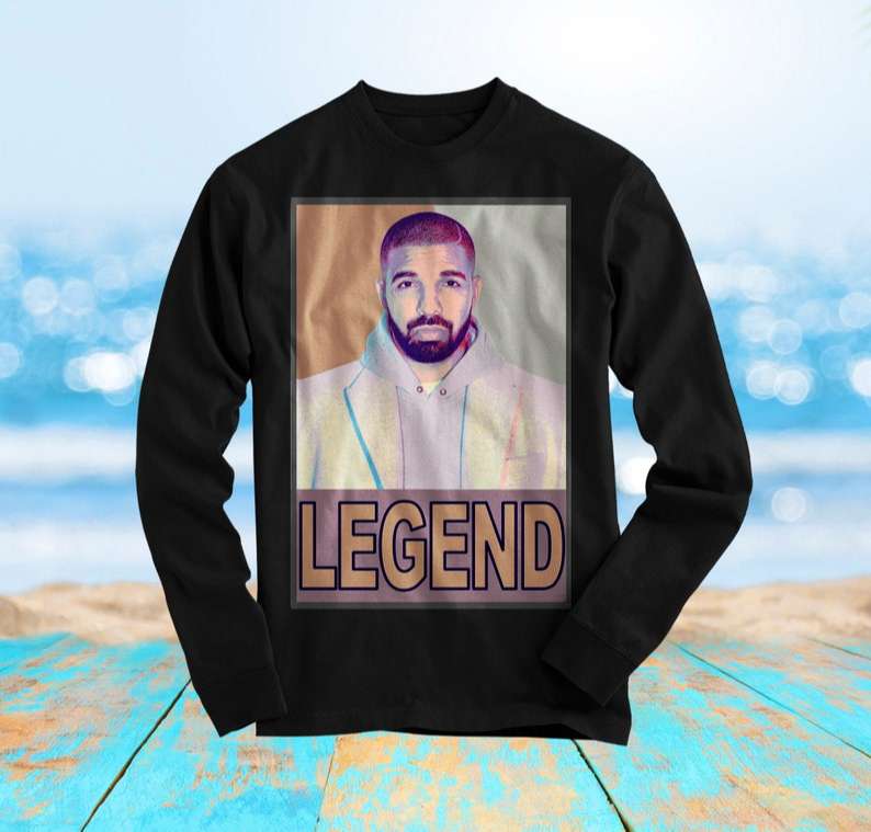Drake Legend Ovo Rap Hip Hop Long Sleeve T-Shirt