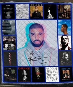 Drake Rapper Albums Gift For Fans Blanket Hip Hop Randb Pop Music Lovers Quilt