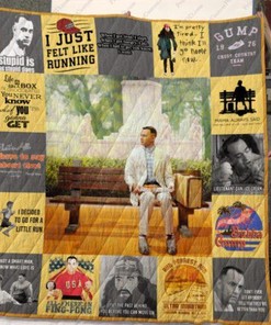 Drama Forrest Gump Quilt Blanket Bedding Set for Home Décor