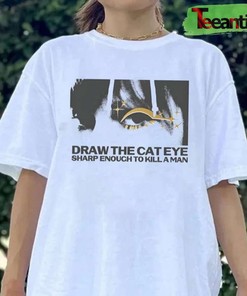 Draw The Cat Eye Taylor Swift Midnights Album Unisex T-Shirt