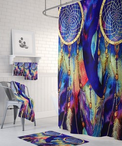 Dreamcatcher Collage Shower Curtain For Bathroom