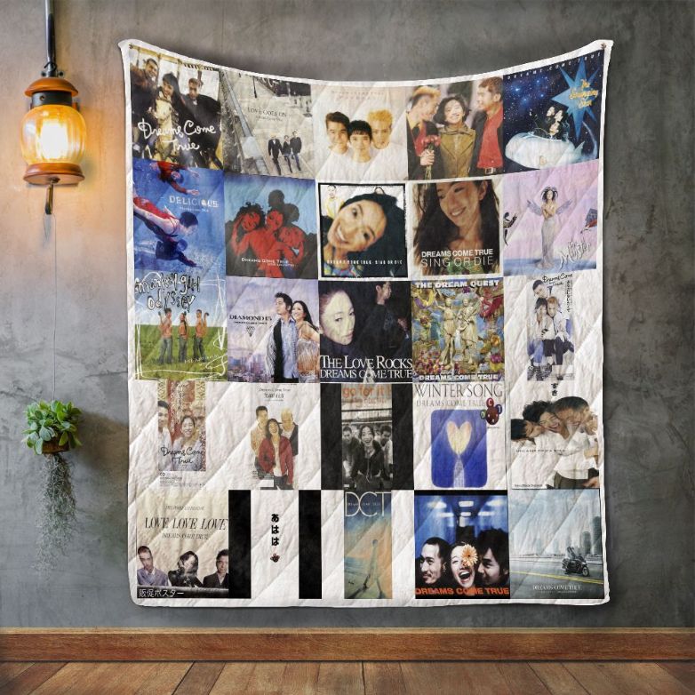 Dreams Come True Album Quilt Blanket Bedding Set