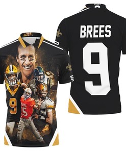 Drew Brees Ins New Orleans Saints 3D All Over Print Polo Shirt