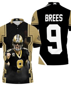 Drew Brees New Orleans Saints 3D All Over Print Polo Shirt