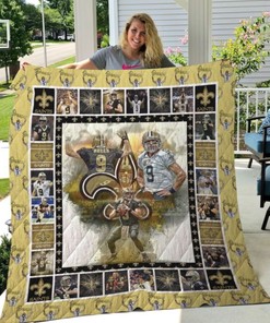 Drew Brees New Orleans Saints All Season Plus Size Quilt Blanket Bedding Set